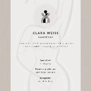 Retro plagát Abstraktná tvár