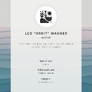 Retro poster Strandthema