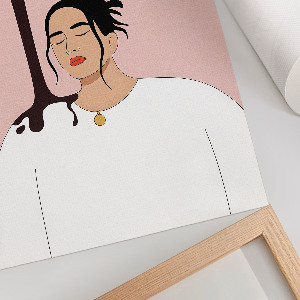 Kunstdruck-Poster mit Motiv 'Kaffee einschenken'