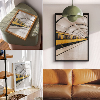 Poster leinwand Schnellbahn