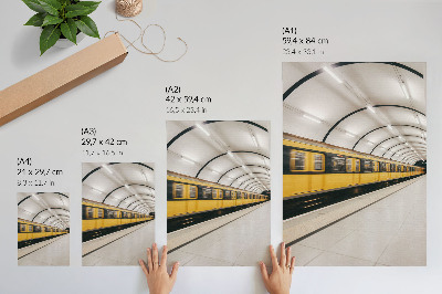 Poster leinwand Schnellbahn