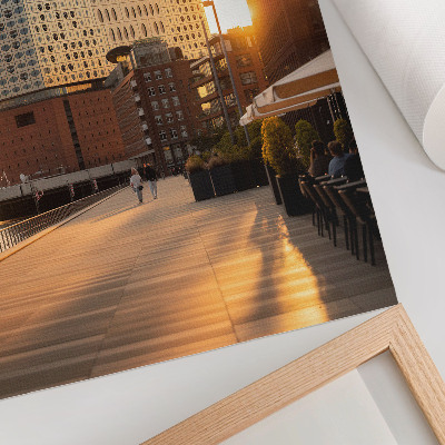 Poster kunstdruck Sonnenuntergang