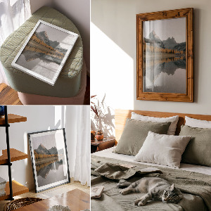 Plagát do obývačky Horská krajina