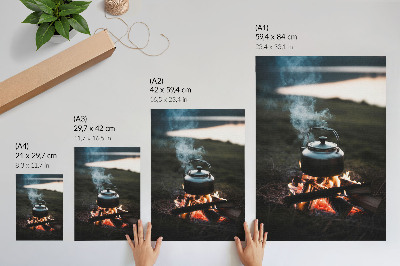 Poster leinwand Waldfeuer