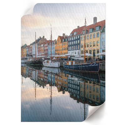 Poster kunstdruck Bunter Hafen