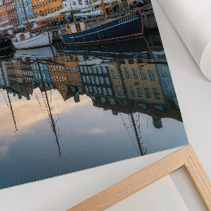 Poster Kunstdruck Bunter Hafen