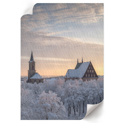 Wand poster Winterlandschaft