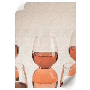 Kunstdruck mit Motiv 'Rosa Brille'