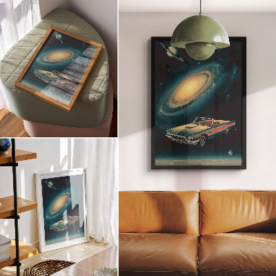 Poster auf leinwand Weltraumreise