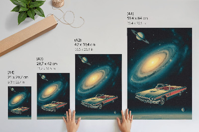 Poster auf leinwand Weltraumreise