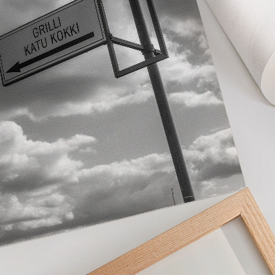 Poster leinwand Minimalismus der Straße