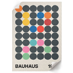 Poster na stenu Abstrakcia v Bauhause