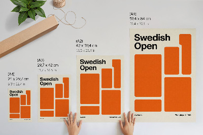Kunstdruck leinwand Minimalistisches Poster
