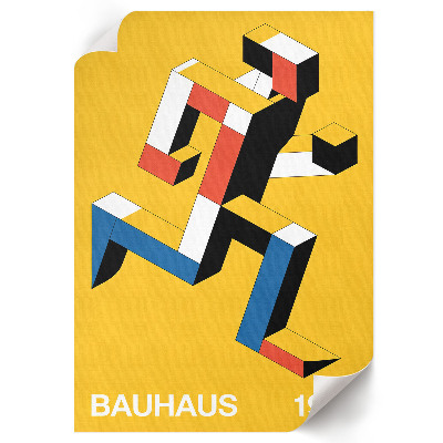 Retro poster Bauhaus-Design