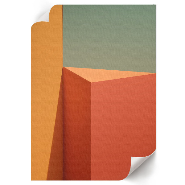 Bilderposter mit geometrischem Minimalismus