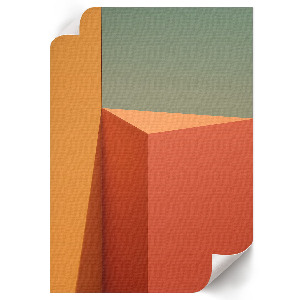 Bilderposter mit geometrischem Minimalismus