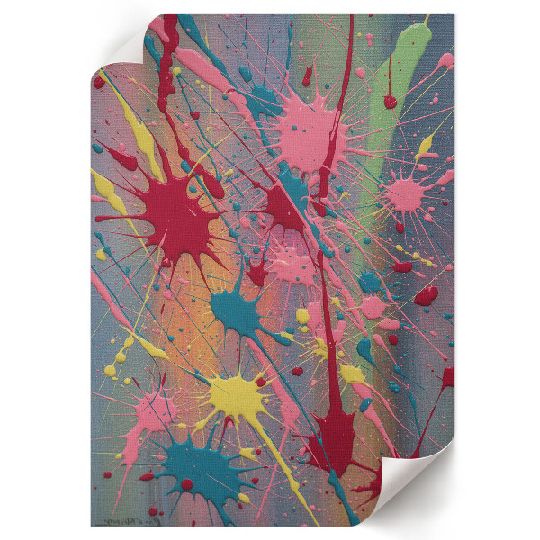 Kunstdruck Poster „Bunte Flecken“