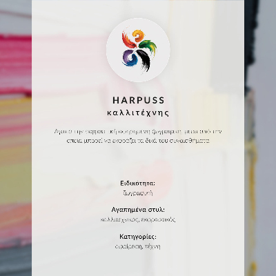 Kunstdruck poster Bunte Flecken