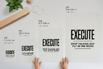 Poster auf leinwand Inspirierender Text
