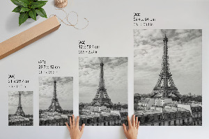 Poster mit Motiv des Eiffelturms