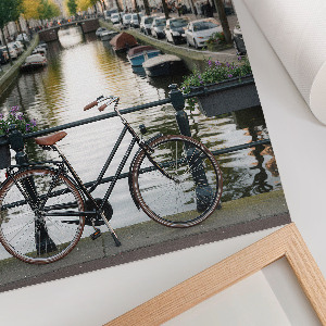 Poster auf Leinwand mit Motiv Citybike