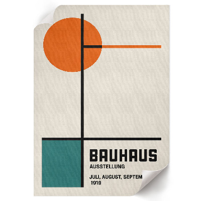 Wand poster Bauhaus-Stil