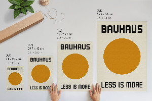 Kunstdruck auf Leinwand mit Motiv „Weniger ist mehr”