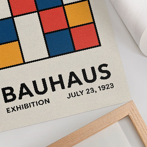Retro-Poster mit geometrischer Kunst