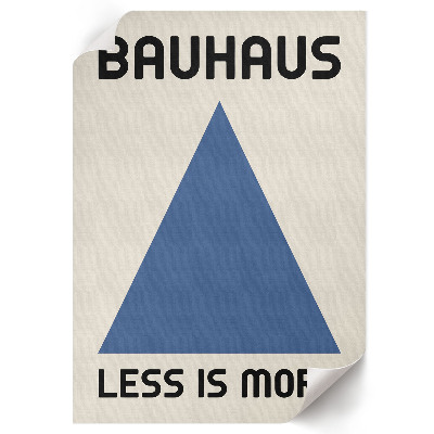 Poster auf leinwand Weniger bedeutet mehr