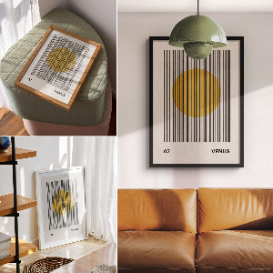 Poster mit Venus-Motiv (Design 02)