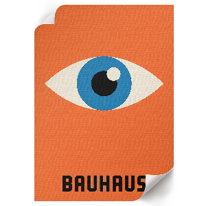 Retro-Poster „Das Bauhaus-Auge“