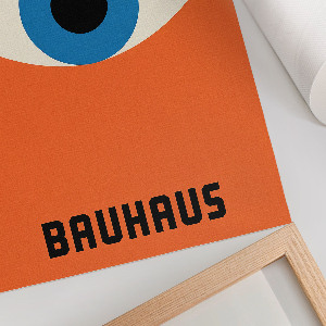 Retro-Poster „Das Bauhaus-Auge“