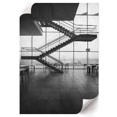 Kunstdruck poster Treppenhaus innen