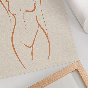 Plagát do obývačky Obrys ženy