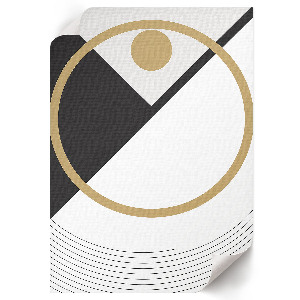 Poster na stenu Geometrická kompozícia