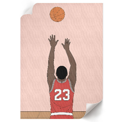 Kunstdruck poster Basketballspieler Nr. 23