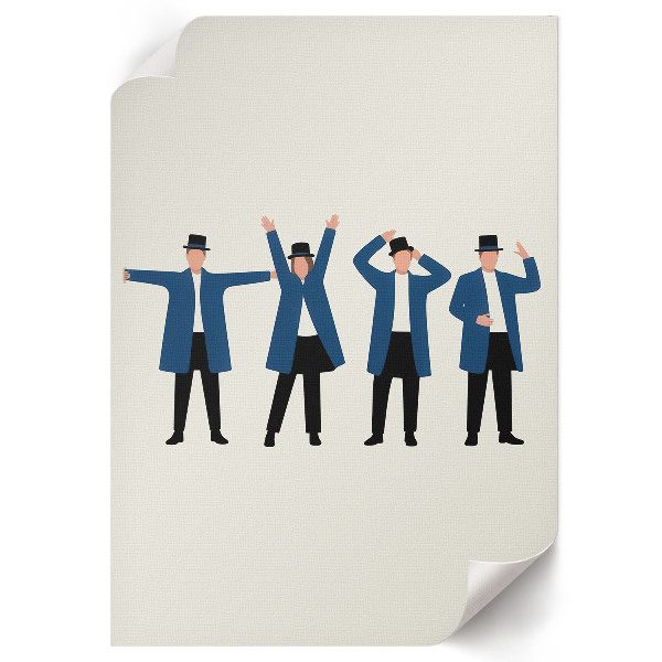 Kunstdruck leinwand Quartett