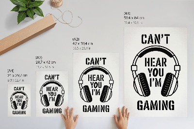 Retro poster Text des Spielers