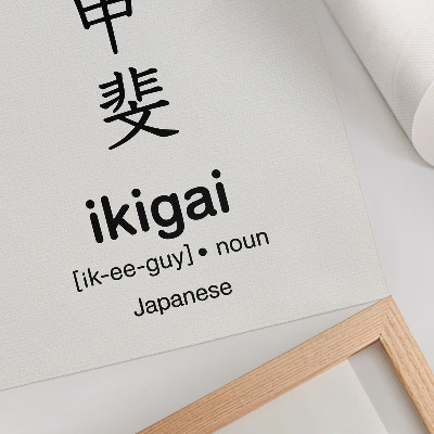 Bilder poster Japanische Typografie