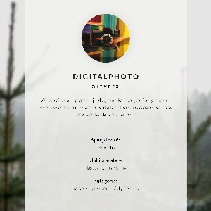 Retro plagát Zimná krajina