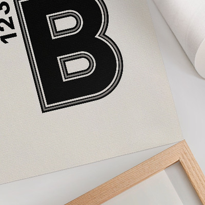 Kunstdruck leinwand Typografie B123