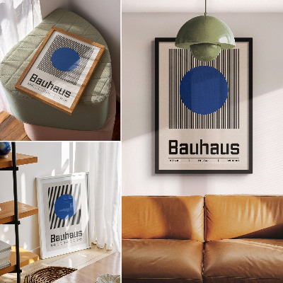 Retro poster Bauhaus-Design