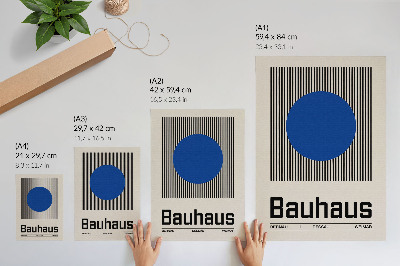 Retro poster Bauhaus-Design