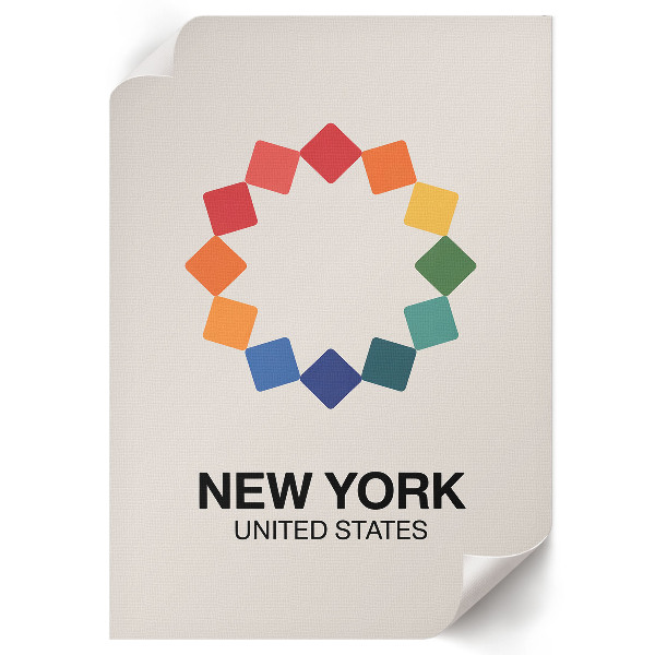 Plagát do izby Ilustrácia z New Yorku