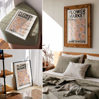 Poster kunstdruck Blumenposter