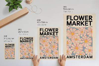 Poster kunstdruck Blumenposter