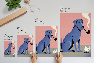 Bilder poster Der Hund und das Huhn