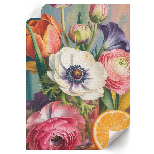 Poster kunstdruck Bunte Blumen
