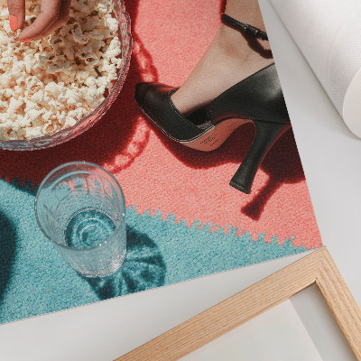 Kunstdruck poster Retro-Popcorn