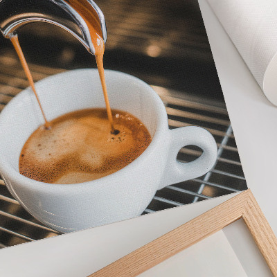 Kunstdruck leinwand Kaffeemaschine